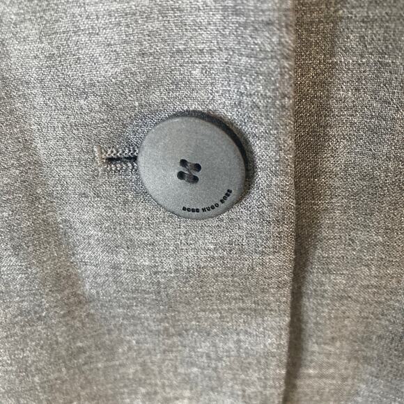 Boss Hugo Boss Jadena Blazer Size 14 Gray 2 Button - Picture 10 of 15